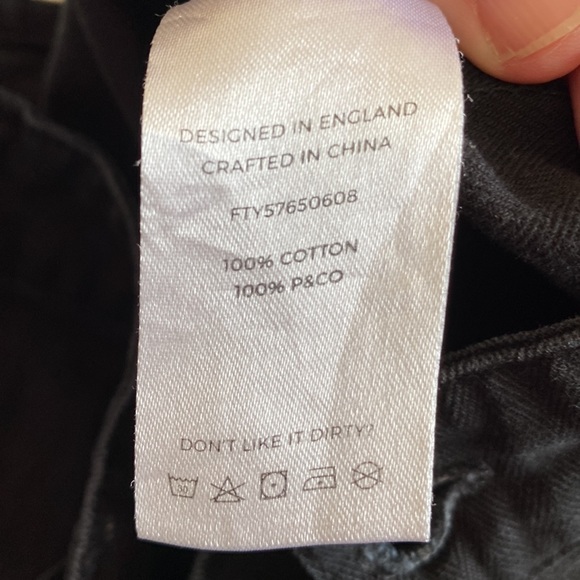 P&Co Service Fatigue Pants in Black, Size UK 8/US 4 - Picture 15 of 16